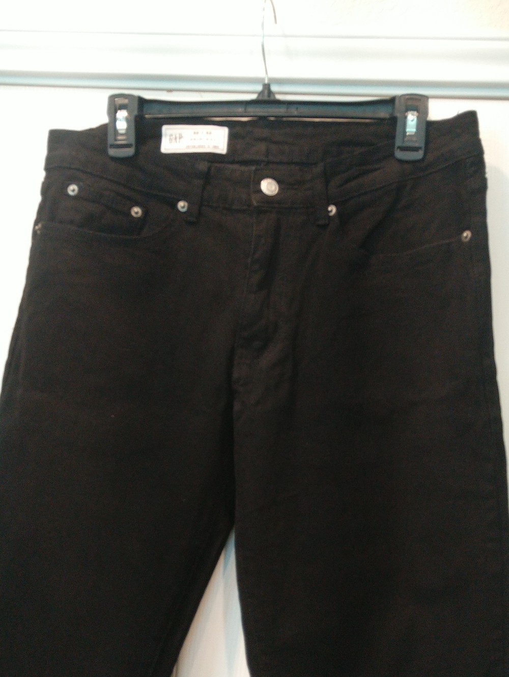 GAP 1969 Original Black Denim Straight-Leg Jeans Mens Size 30x32 NWOT